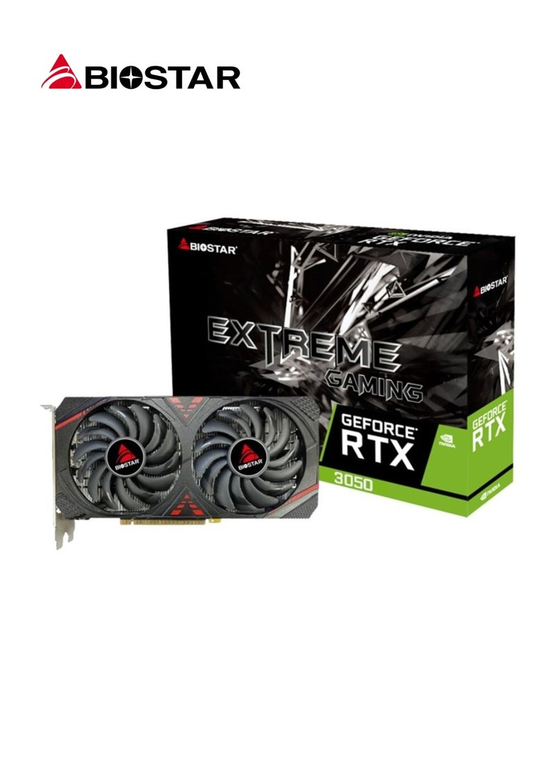 Biostar NVIDIA GeForce RTX 3050 | 6GB GDDR6, 96bit | Extreme Gaming Graphic Card | VN3516RF68 - Image 1